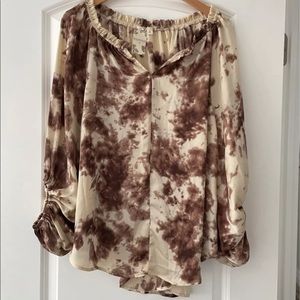 Vici Dolls Tie-Dye Style Blouse sz. m